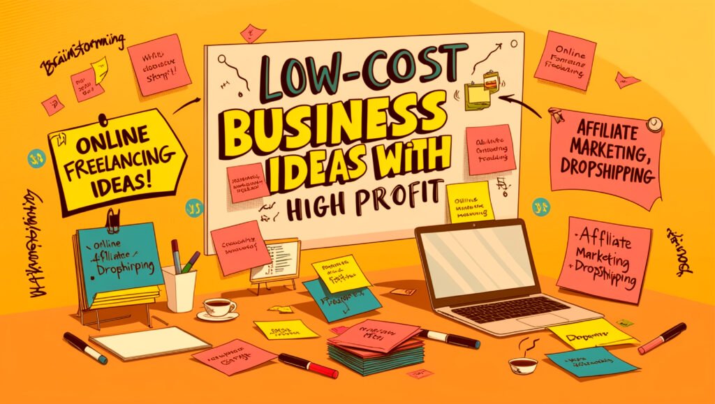 Low-Cost Business Ideas with High Profit